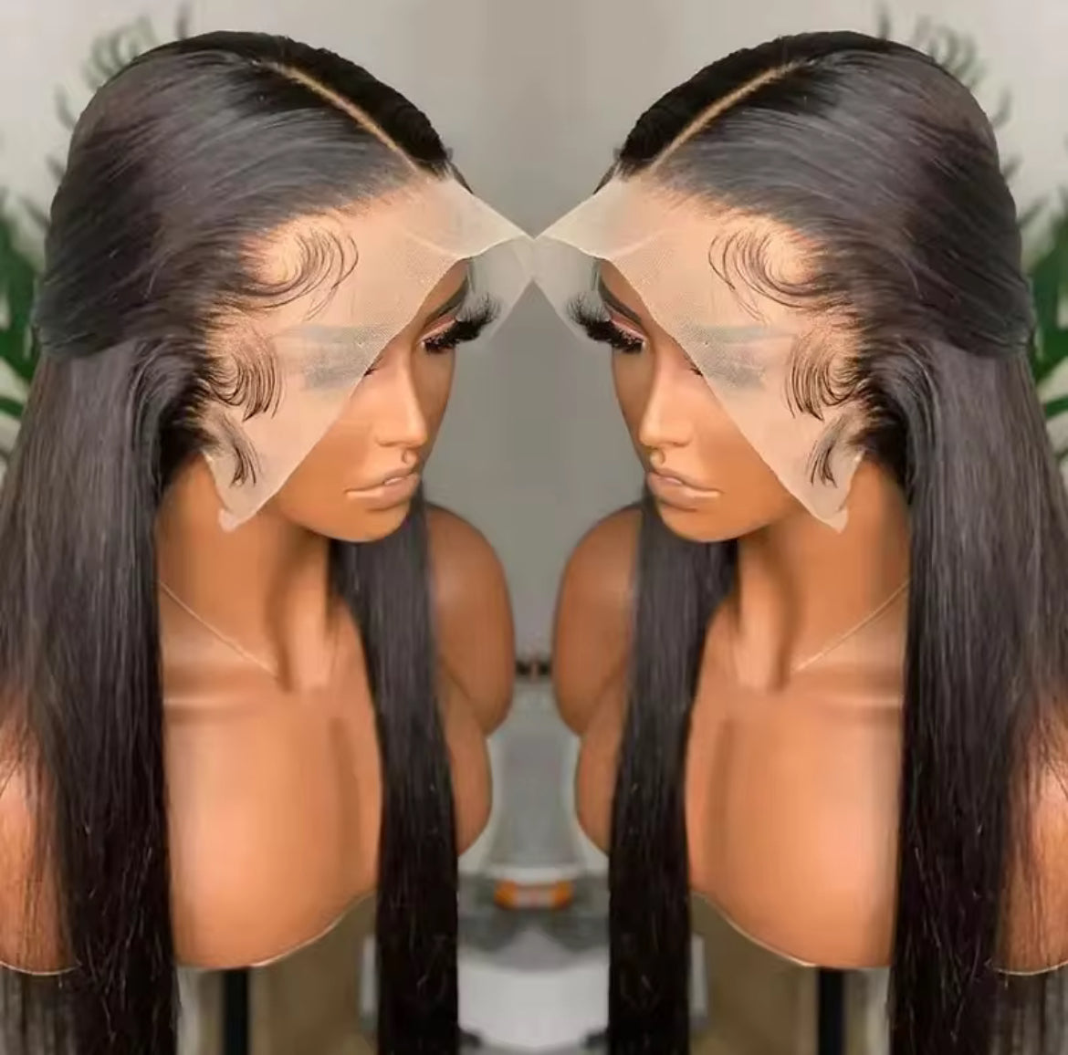 24” 13 X 6 HD LACE WIG 200% DENSITY Indian Raw Straight